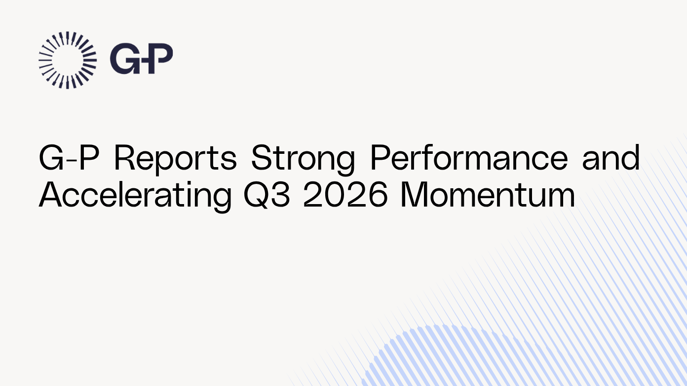 G-P Reports Strong Performance and Accelerating Q3 2026 Momentum cover