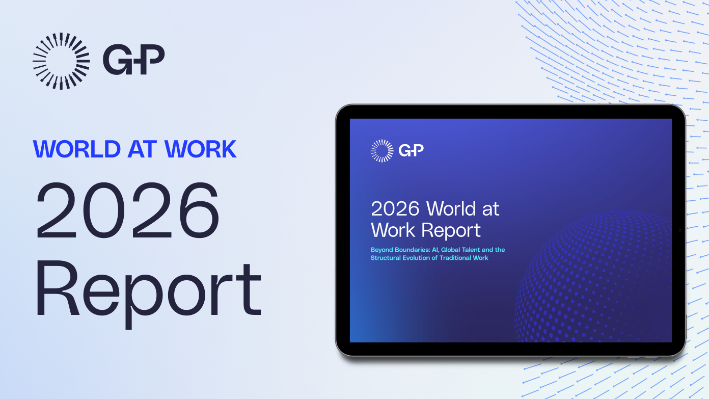 Portada del informe G-P World at Work 2026 Report​​ 