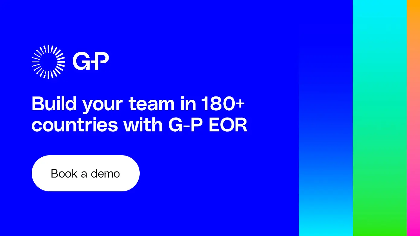 בנו את הצוות שלכם ב- 180 מדינות עם G-P EOR