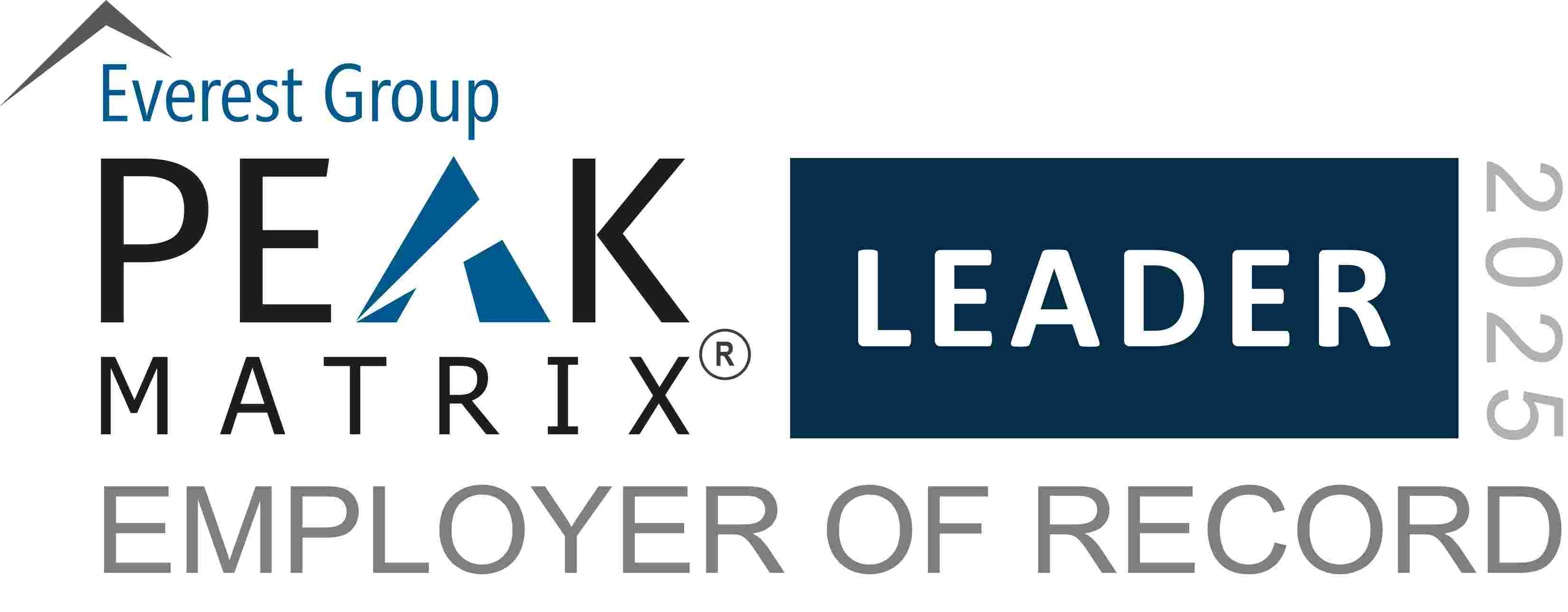 Logotyp för Everest Group Peak Matrix Leader 2025