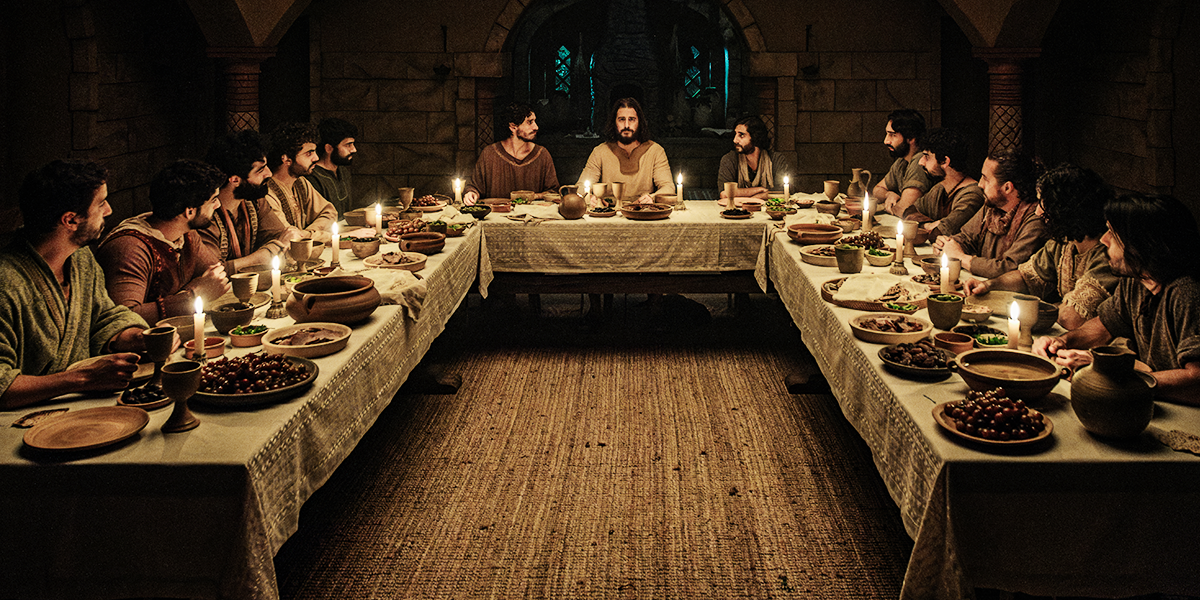 Gesù e i discepoli all'Ultima Cena