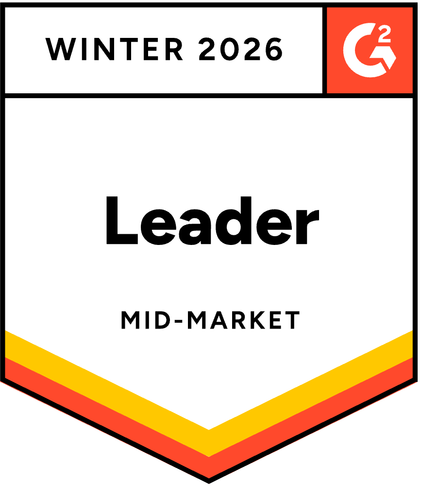 Mid Market Leader Badge G2 Winter 2026
